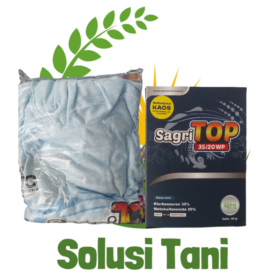 Insektisida SagriTop Membasmi Ulat (Bonus kaos)