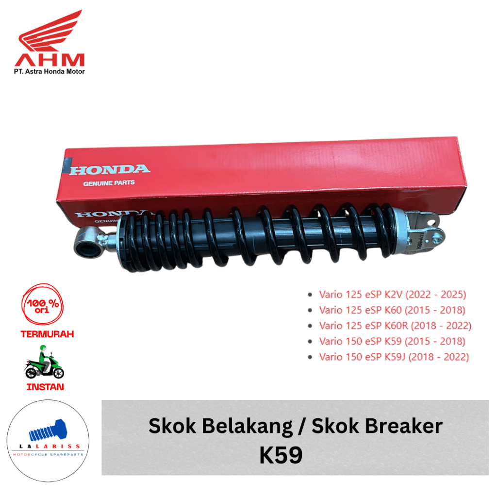 Shock Breaker / Skok Belakang Honda K59 Vario 125/150 ESP 1PC ORI
