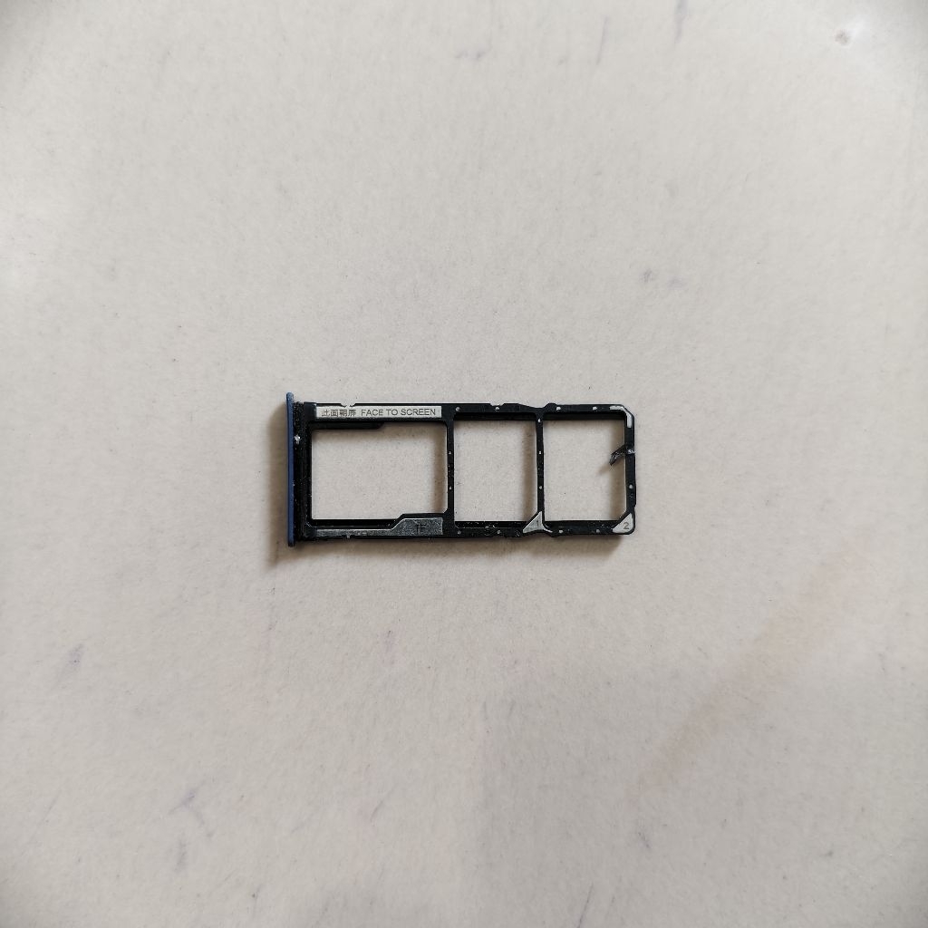 SIM Trey Rumah Kartu Xiaomi Redmi Note 9 Pro cabutan normal tested mulus no minus siap rakit