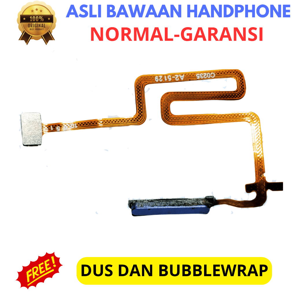 finger print realme 8i original copotan - 9i - c31 - c35 - a76 - a96 4g - fingerprint - sidik jari -