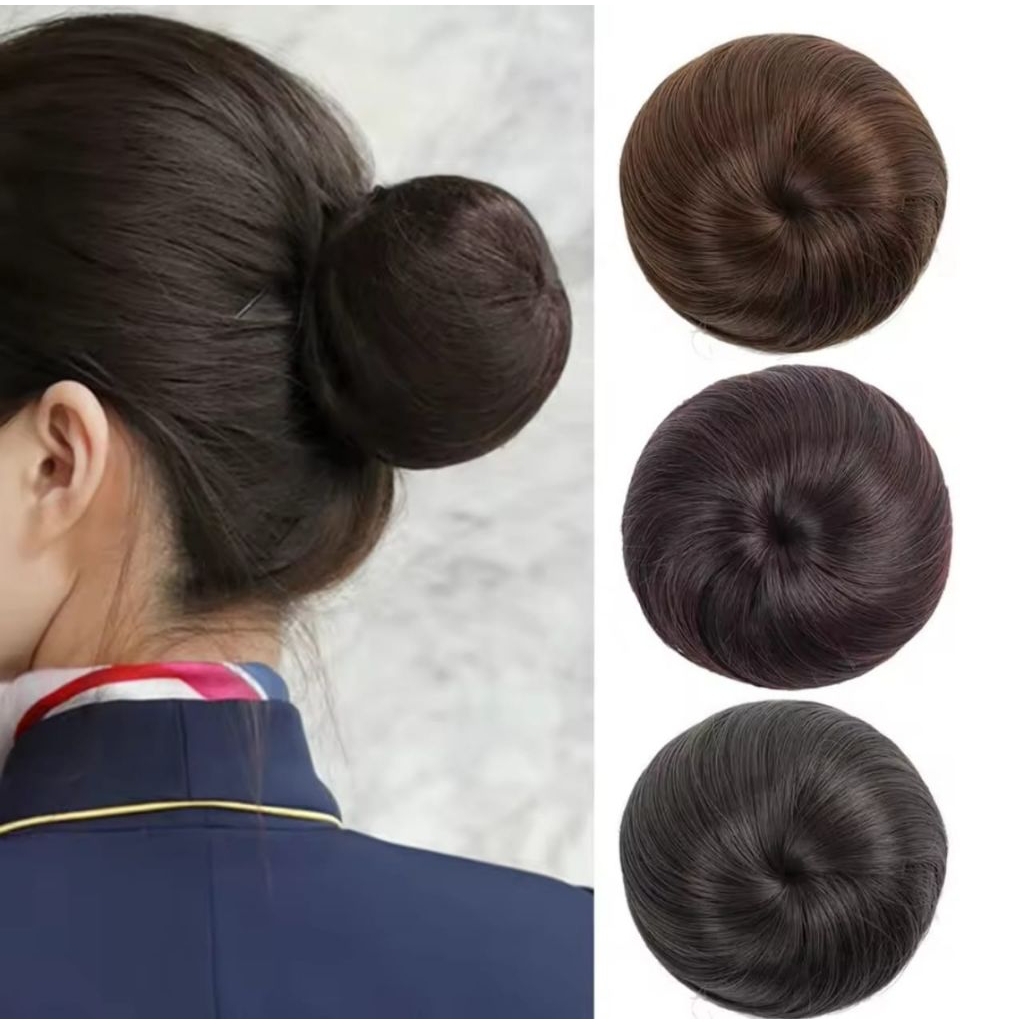 sanggul bulat/sanggul jepit bulat/sanggul modern