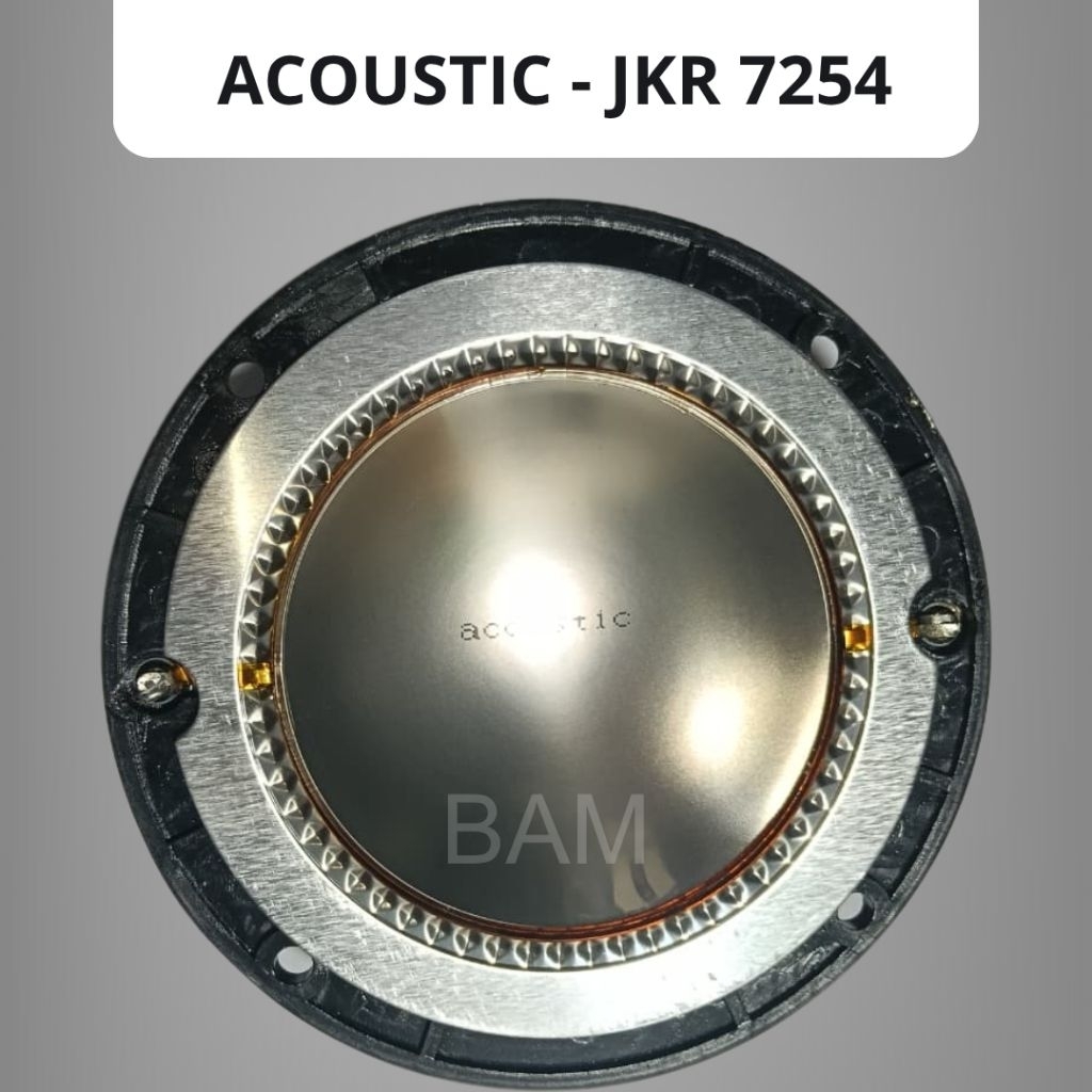 Spul Tweeter Acoustic JKR 7254 Voice Coil 3 Inch Spool Driver High