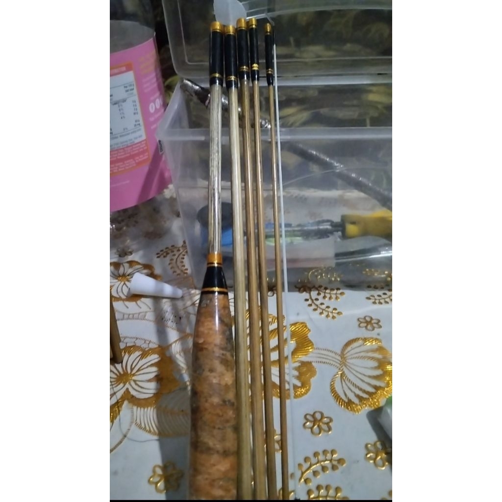 joran tanago bambu microfishing panjang 130 lentur gagang serabut kelapa