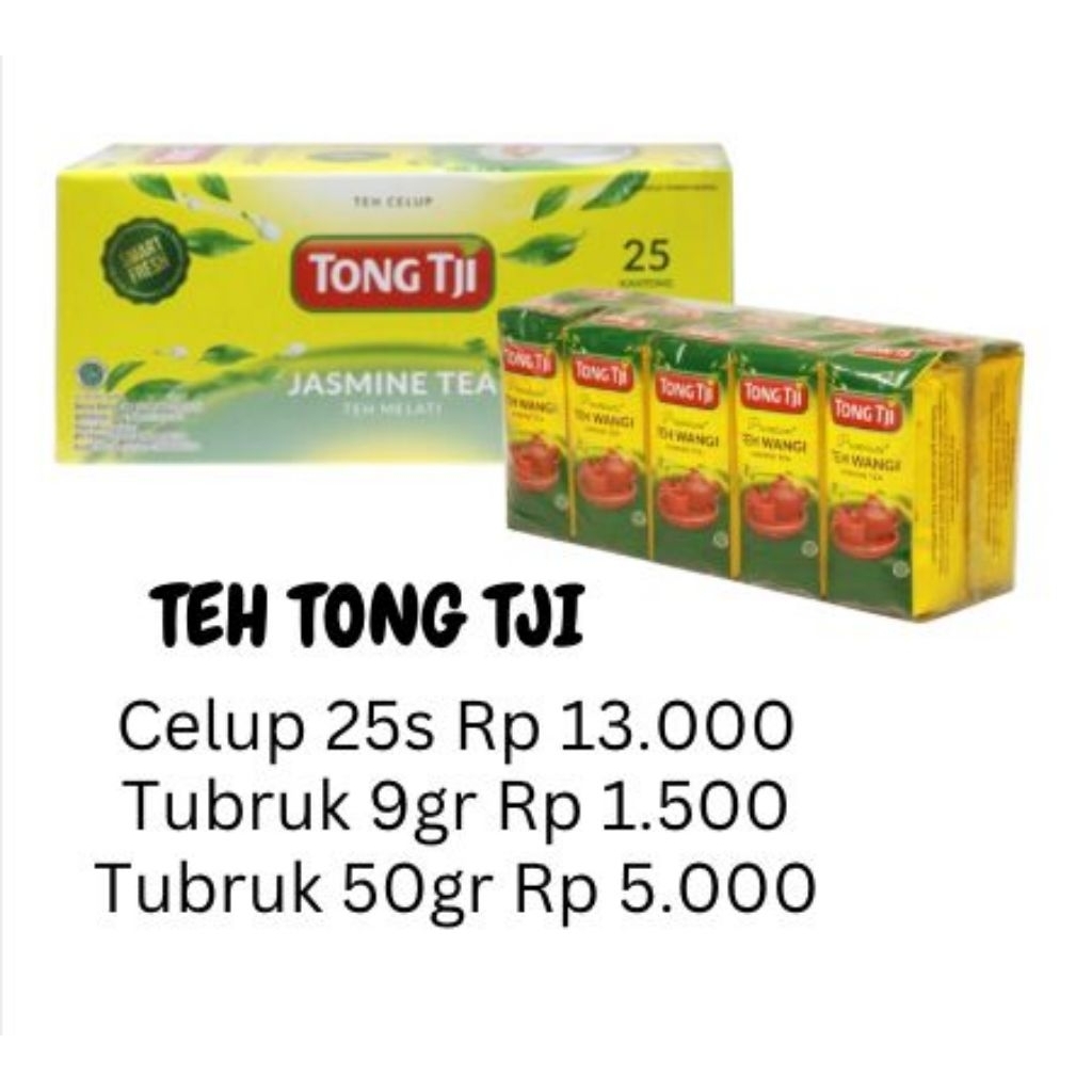TEH TONG TJI JASMINE TEA - TEH CELUP - TEH TUBRUK