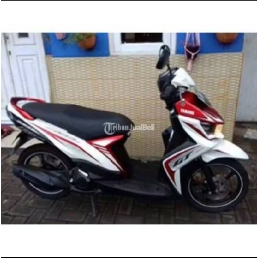 STIKER STANDAR MIO SOUL GT 2013 WARNA PUTIH