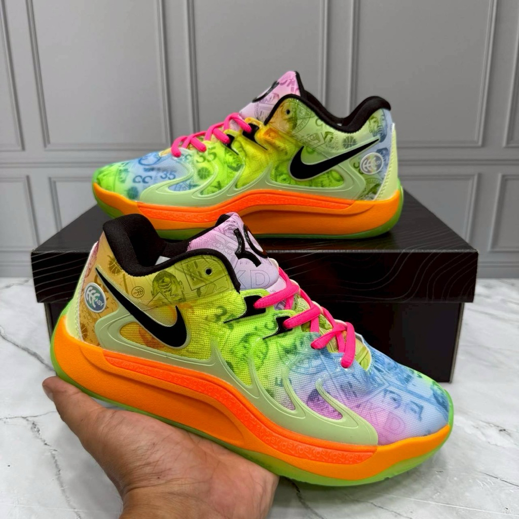 NIKE KD 17 RAINBOW Easy Money All Star | Sepatu Basket Nike Pria Wanita | Sneakers Nike Terbaru Prem