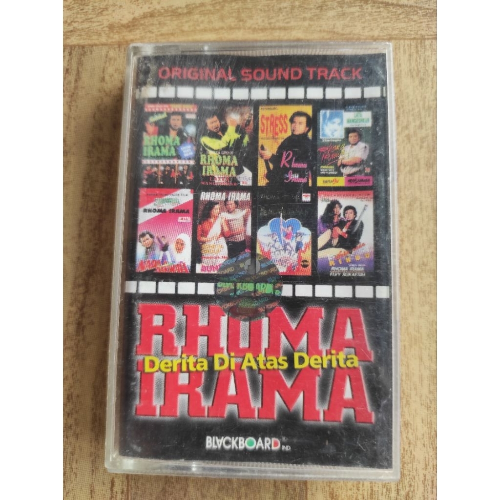 kaset pita original sountrack RHOMA IRAMA "derita di atas derita"