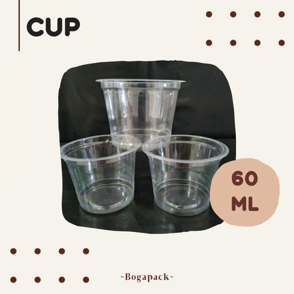 Cup Ice Cream Mini 60ml / Cup Es Krim / Cup Ice Cream 60ml / Cup Ice Cream Plastik / Cup Es Krim Pla