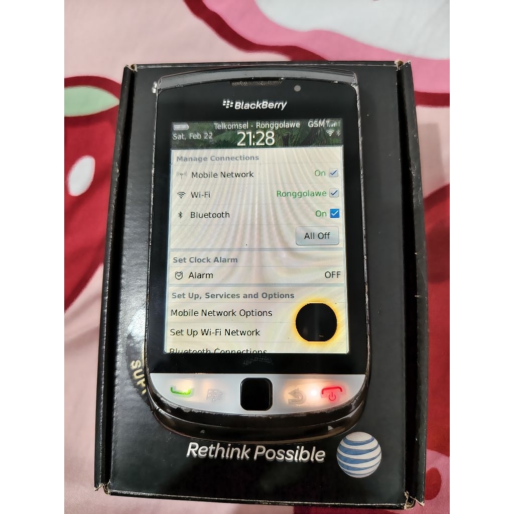 Blackberry Torch 9800 white