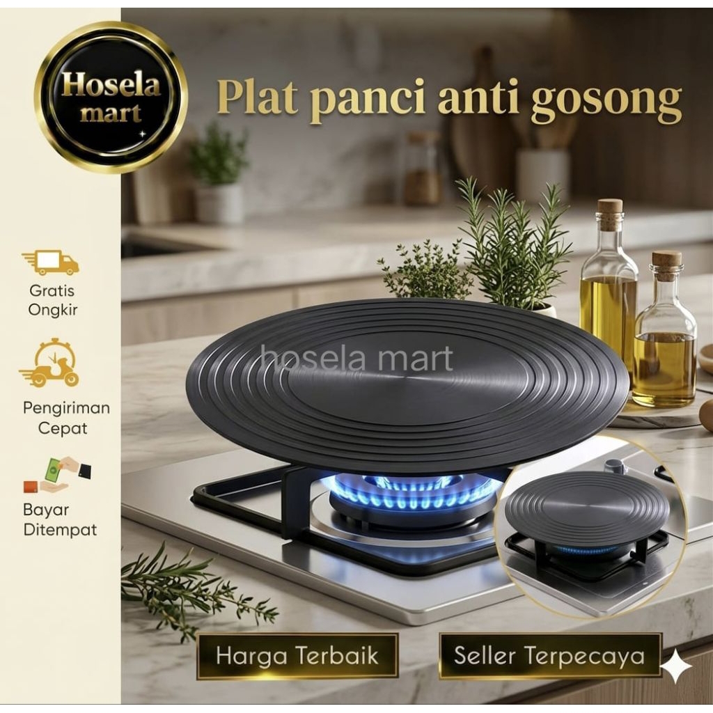 Plat Alas panci 24cm Alas Tatakan Kompor Anti Gosong  Plat Panci Plat Alas Panci Anti Gosong Plat Di