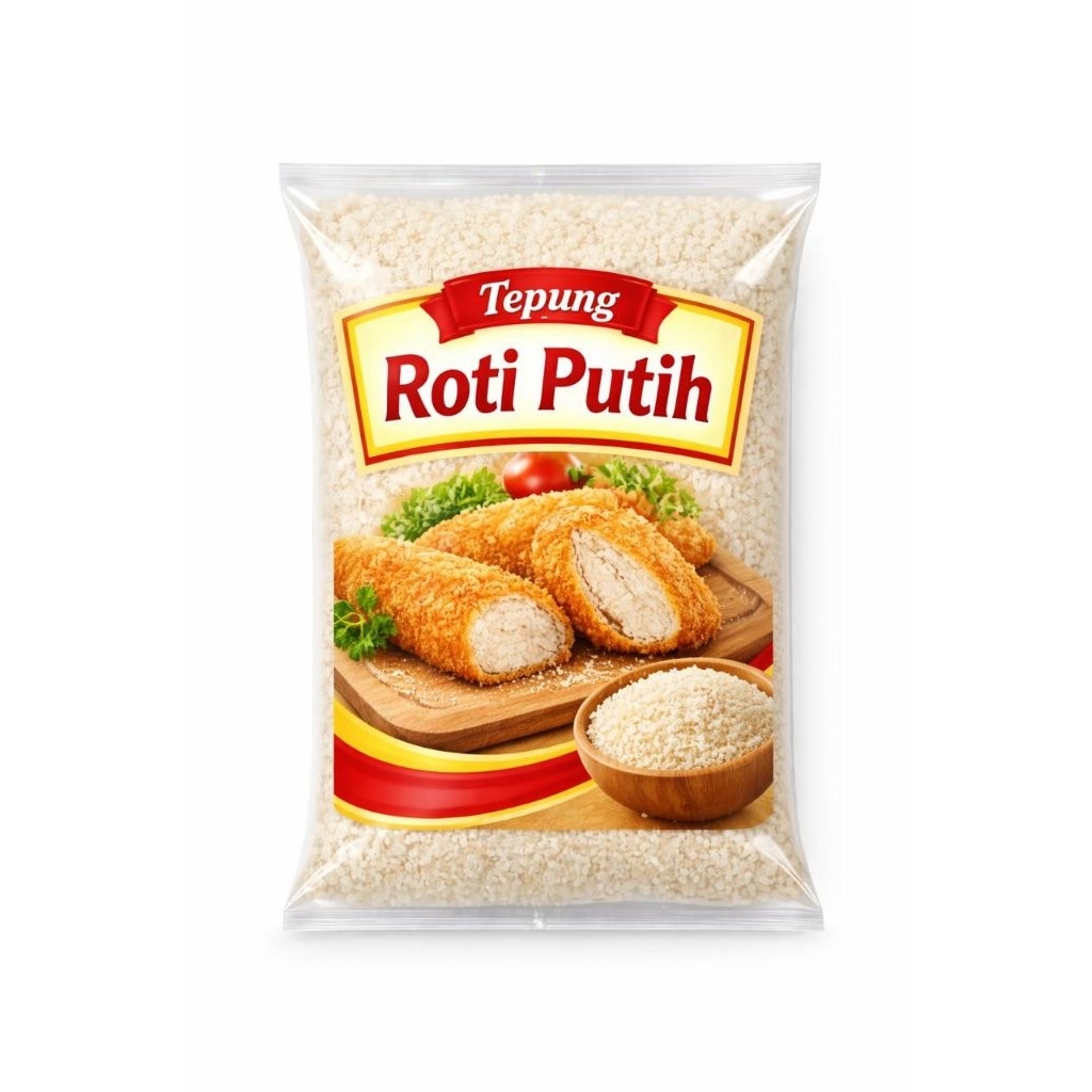 Tepung Roti Putih Kasar 1 KG / Tepung Panir Putih Halus 1 KG