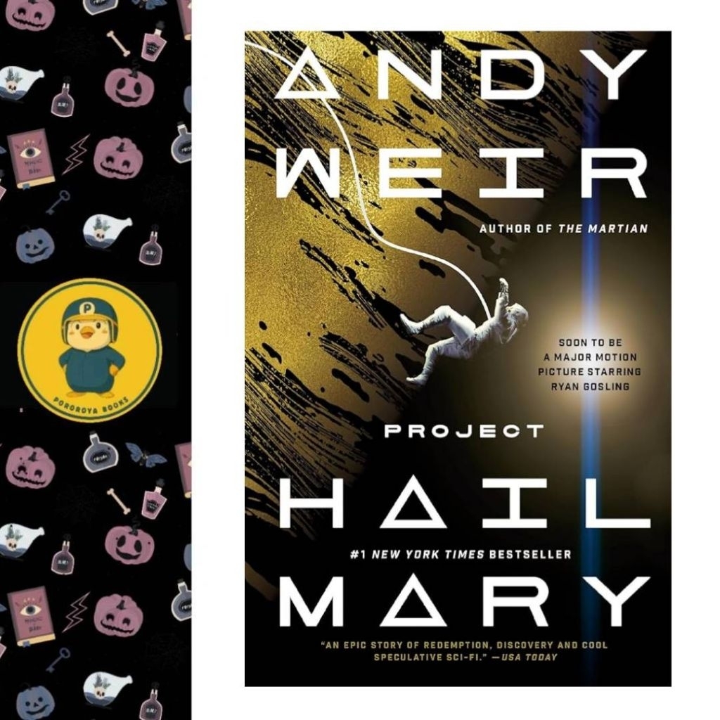 100% ORI Novel PROJECT HAIL MARY Ready Stock English Import New Andy Weir The Martian Author Novel F