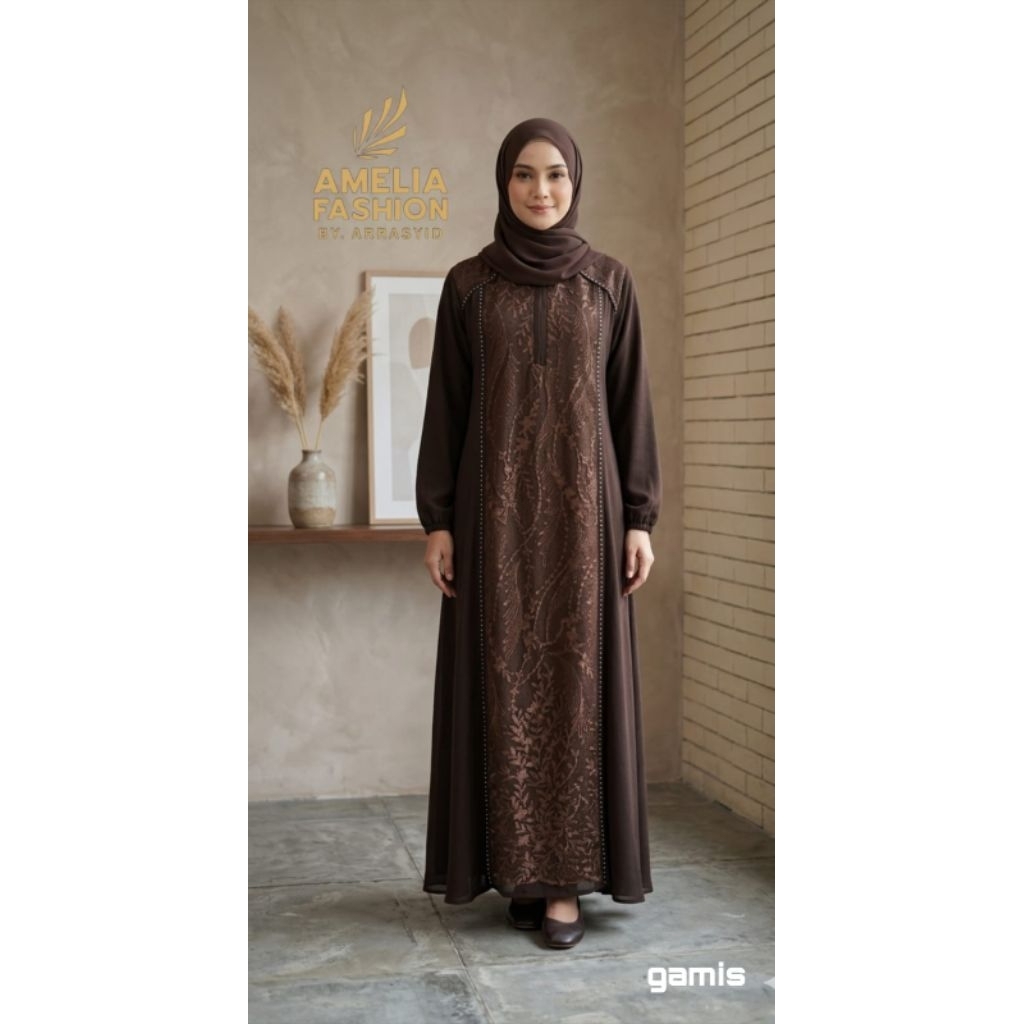 GAMIS SALMA JAGUAR AMELIA/GAMIS SALMA BRUKAT ORY AMELIA/SALMA BLACK EDITION