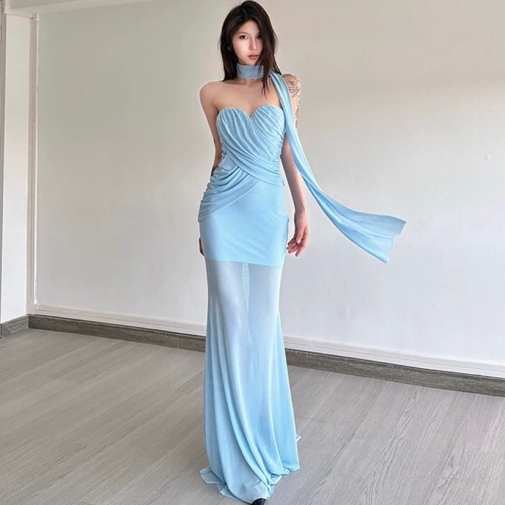 Dress Wanita Party Dress Elegant Dress Wanita Impor D1162