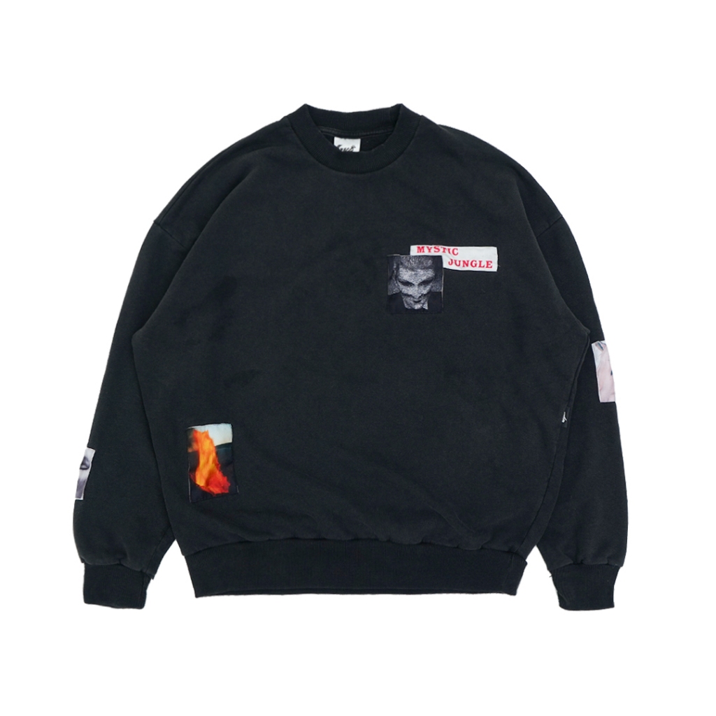 GVFI - Lace Crewneck Black Wash