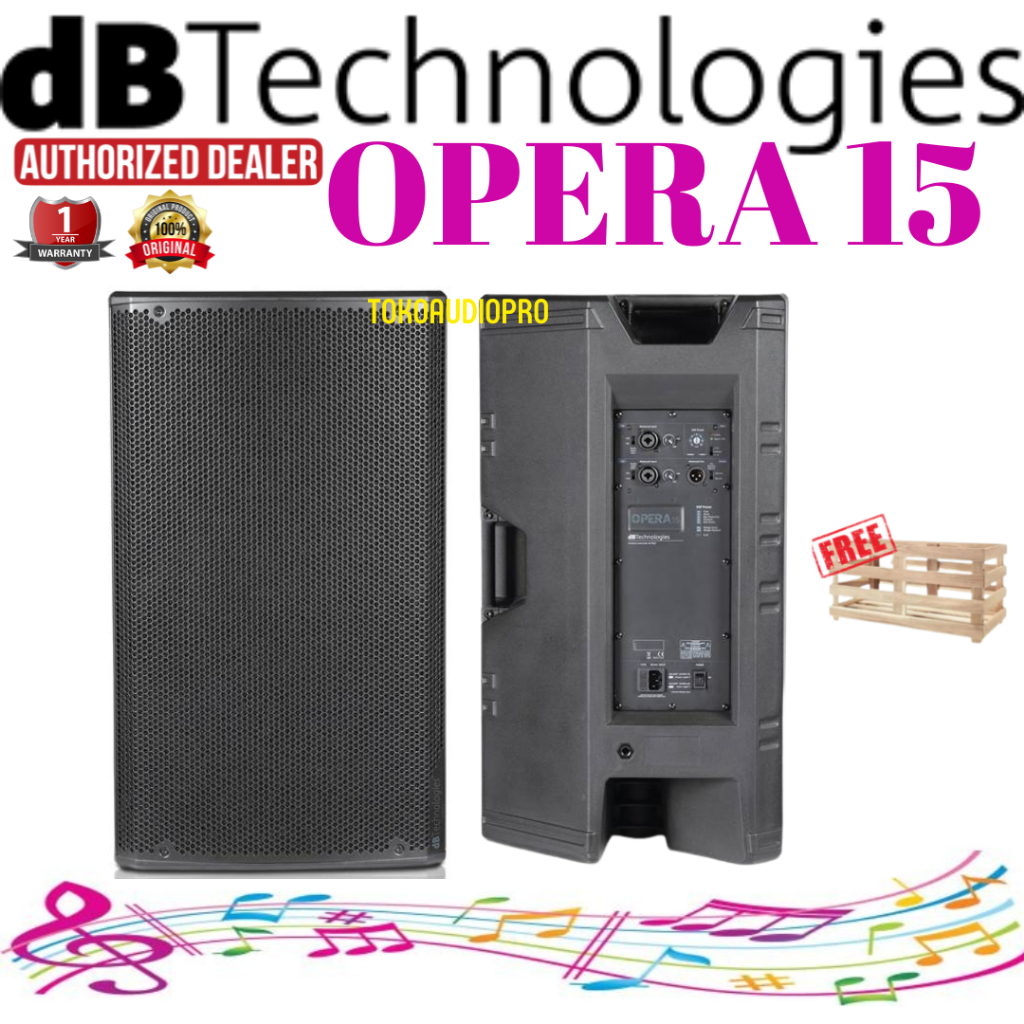 Speaker dB Technologies Opera 15 15 Active PA Speaker Aktif Opera-15