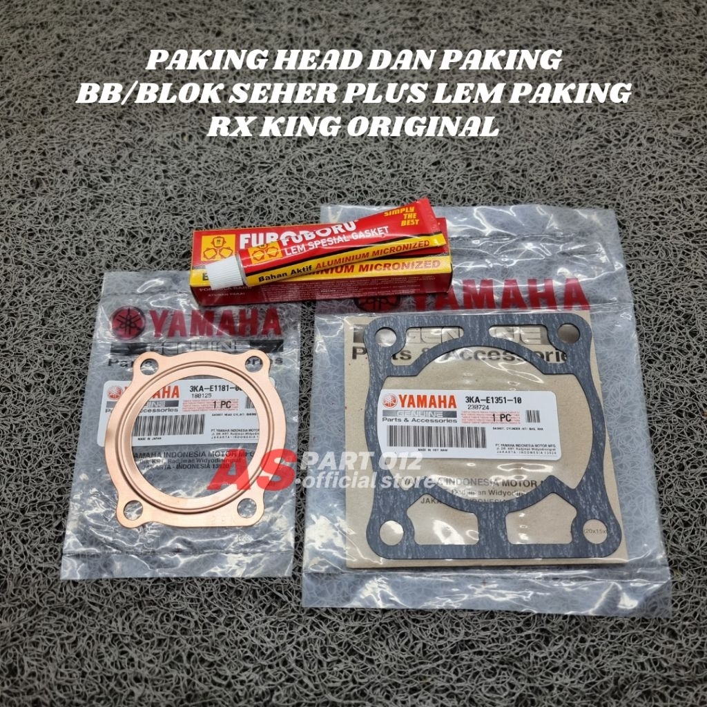 PAKING HEAD SET PAKING BLOK SEHER ORIGINAL PLUS LEM PAKING