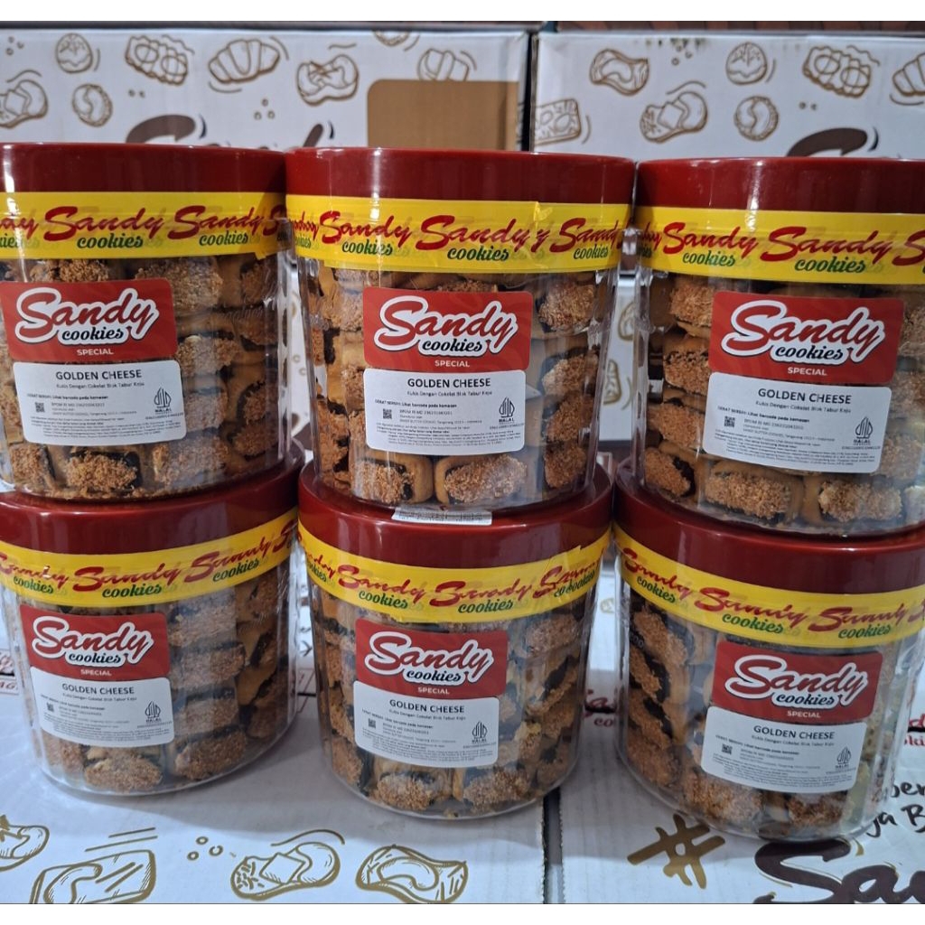 sandy cookies toples mini