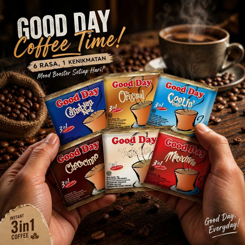 GOOD DAY ALL VARIAN – Kopi Good day 1 renceng