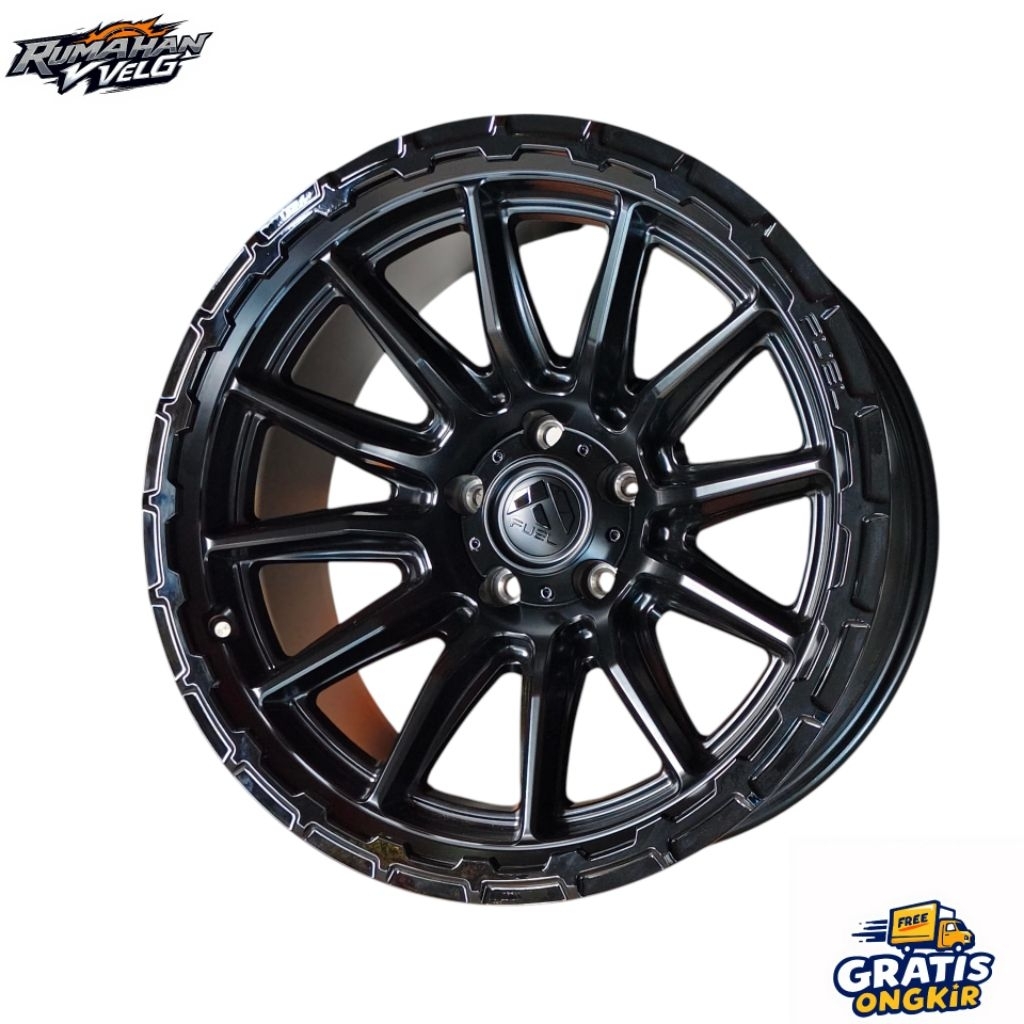 Velg Original Fuel FC866 Ring20x10 Untuk Mobil Wrangler.Jeep Gladiator