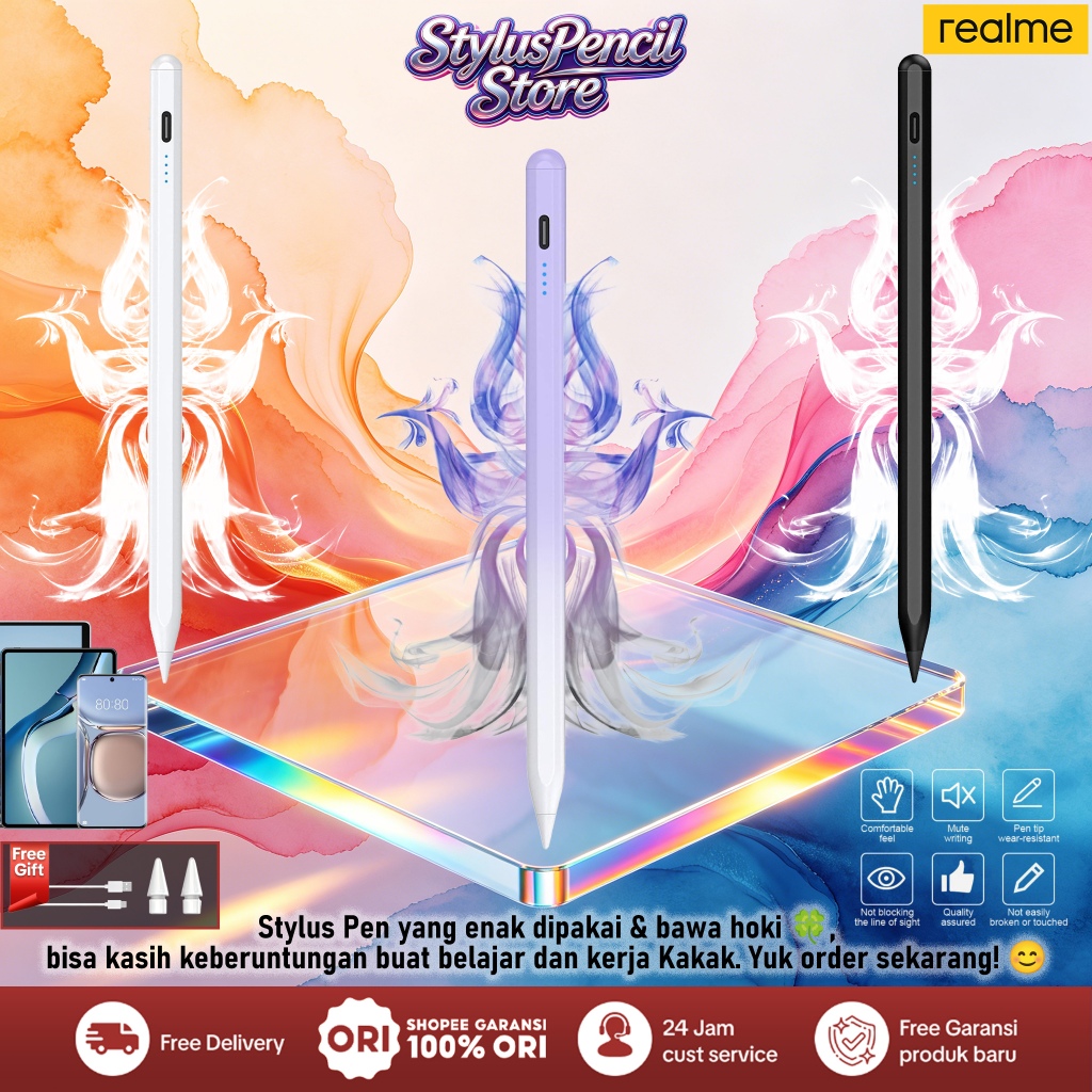 [Stylus Pencil Store] REALME (Semua seri) Handphone Dan Tablet Stylus pembawa hoki universal STYLUS 