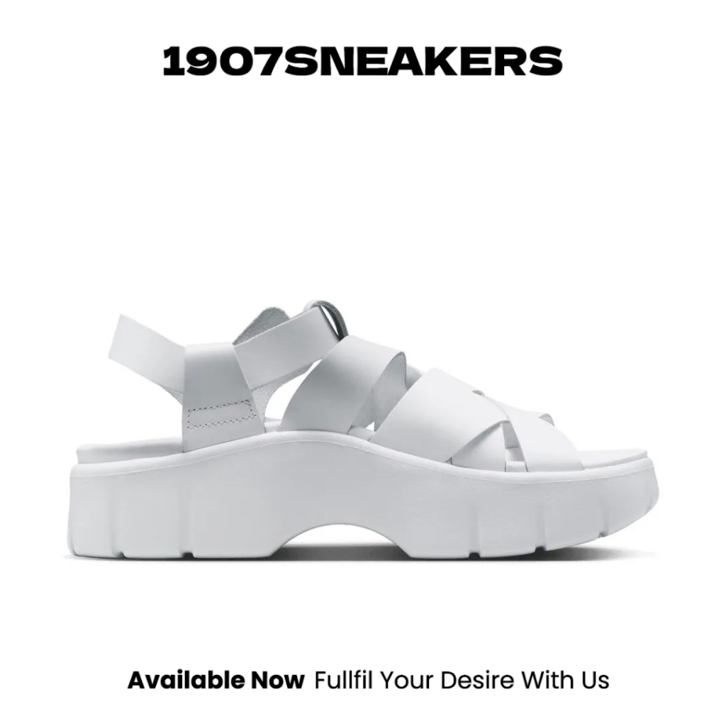 Sepatu Sendal Wanita Nike Jordan Willo - White/Metallic Silver NIKIB8841100