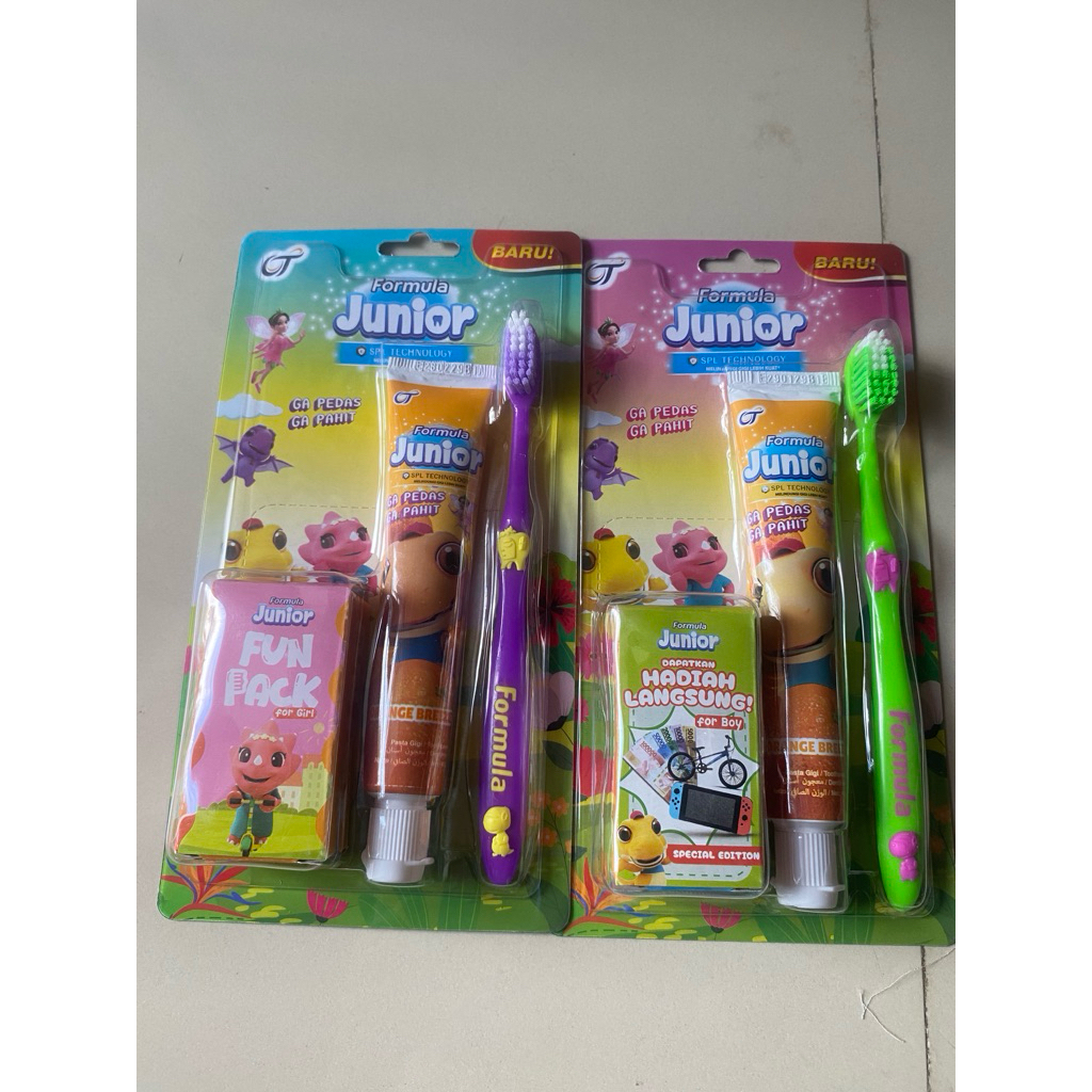 Grosir Set Sikat Gigi Anak Formula Junior