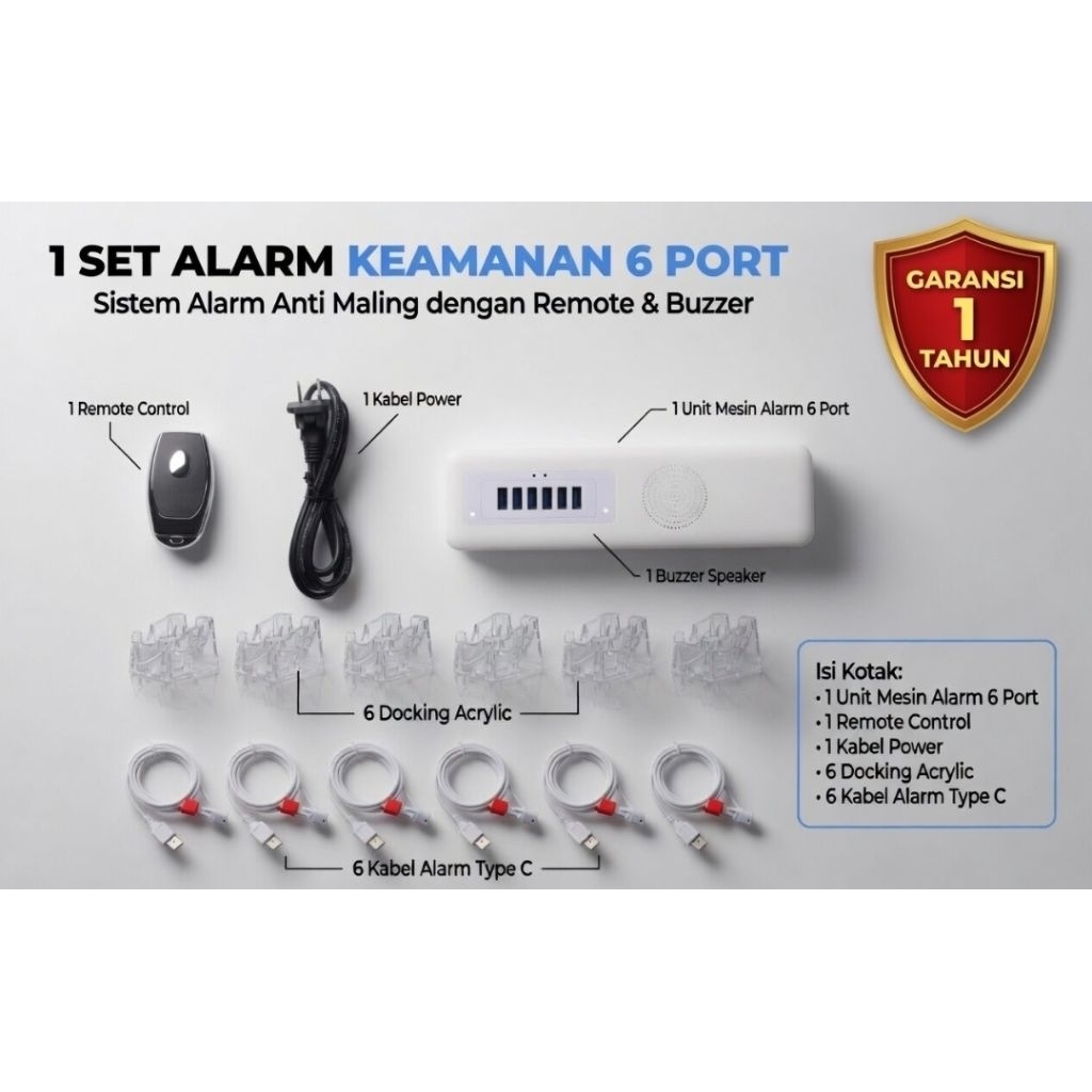 Alarm security display HP / Tablet