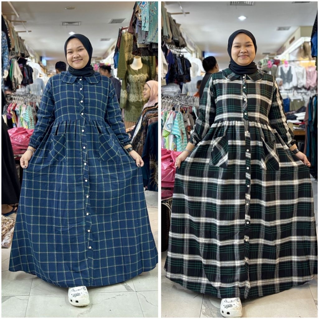 Gamis kotak kekinian