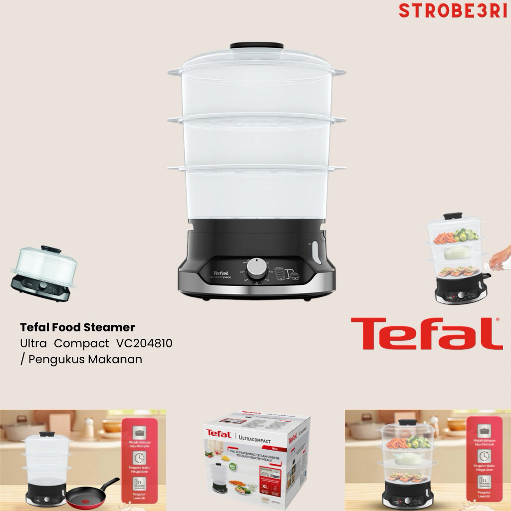 Tefal Food Steamer (Pengukus Makanan) Ultra Compact