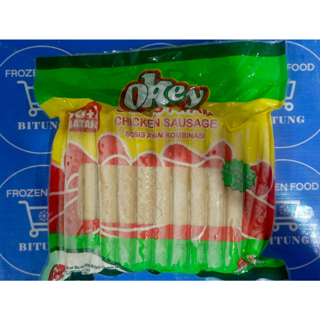Okey Sosis Ayam 1000gr - Frozen Food Bitung