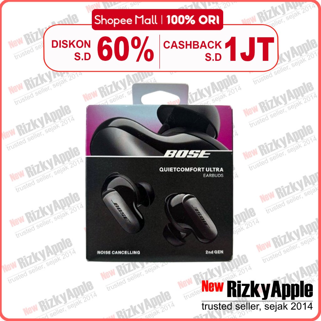 Bose QuietComfort Ultra Earbuds (2nd Gen) Gen 2 Spatialized Sound with Bose Immersive Audio ANC