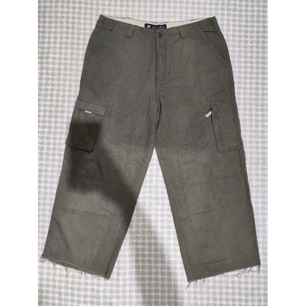 celana panjang cargo pria faded glory size 38 cakep