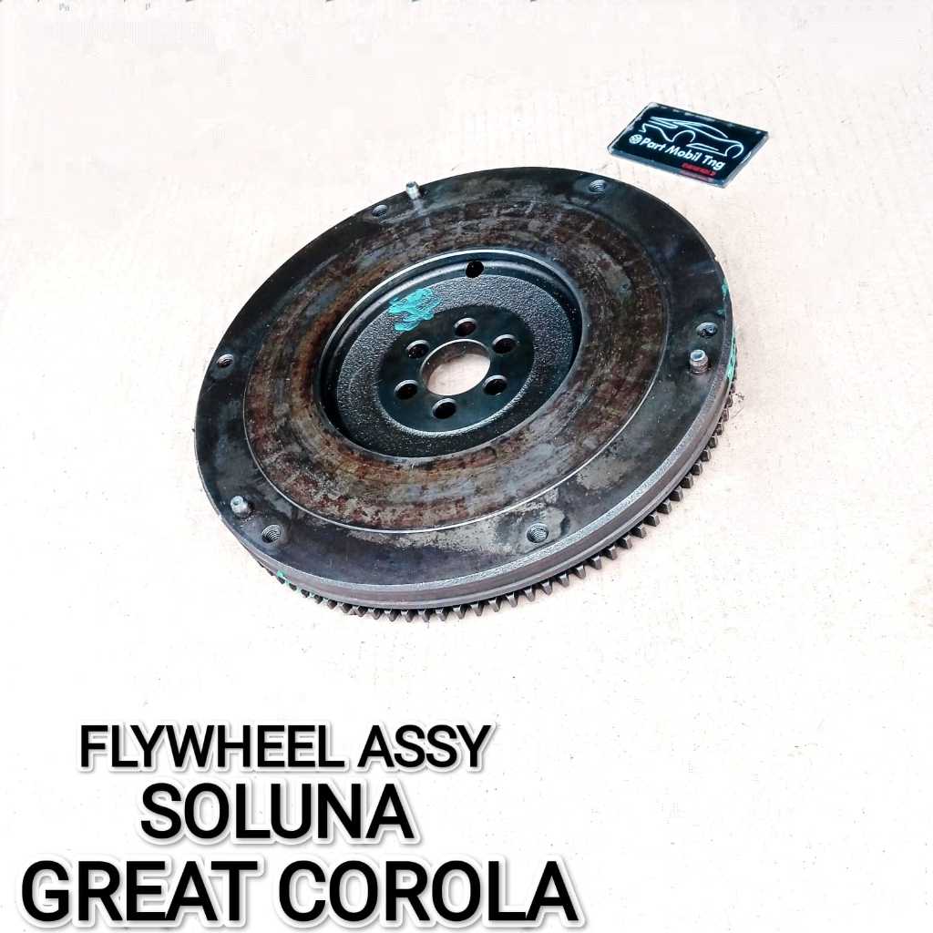 Flywheel Assy Roda Gila Gigi Gendeng Toyota Great Corolla Soluna