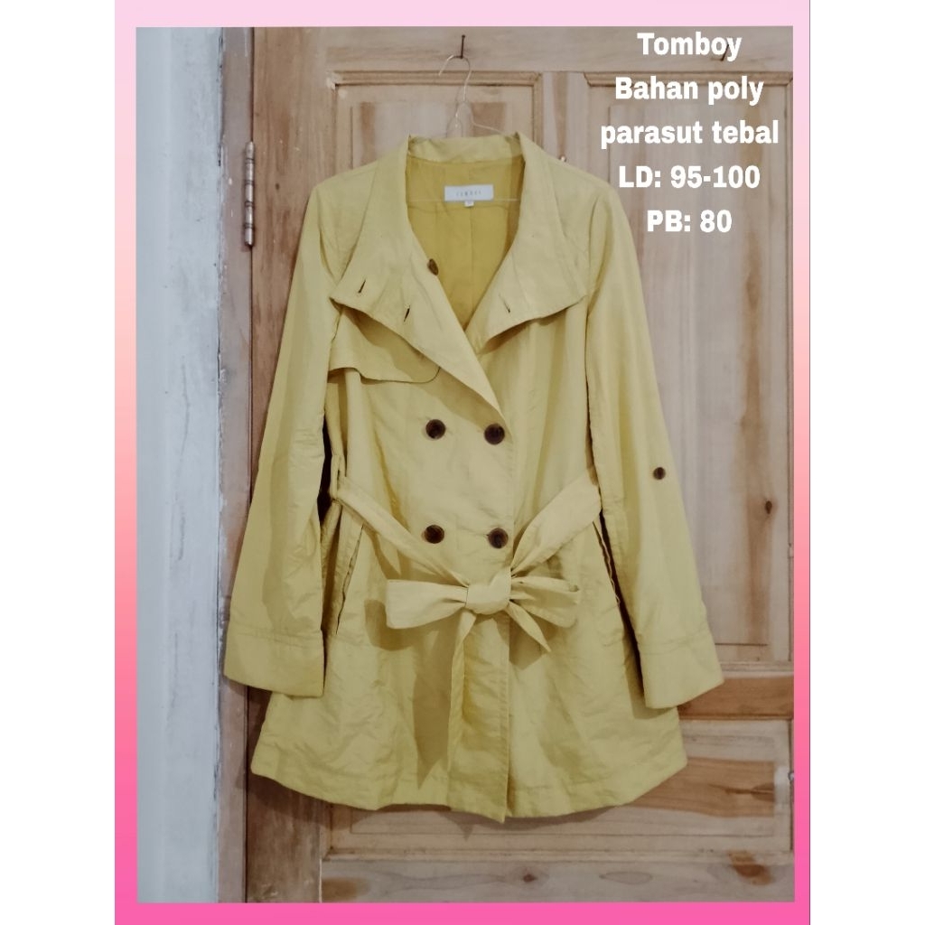 Coat Katun,parasut,nilon.