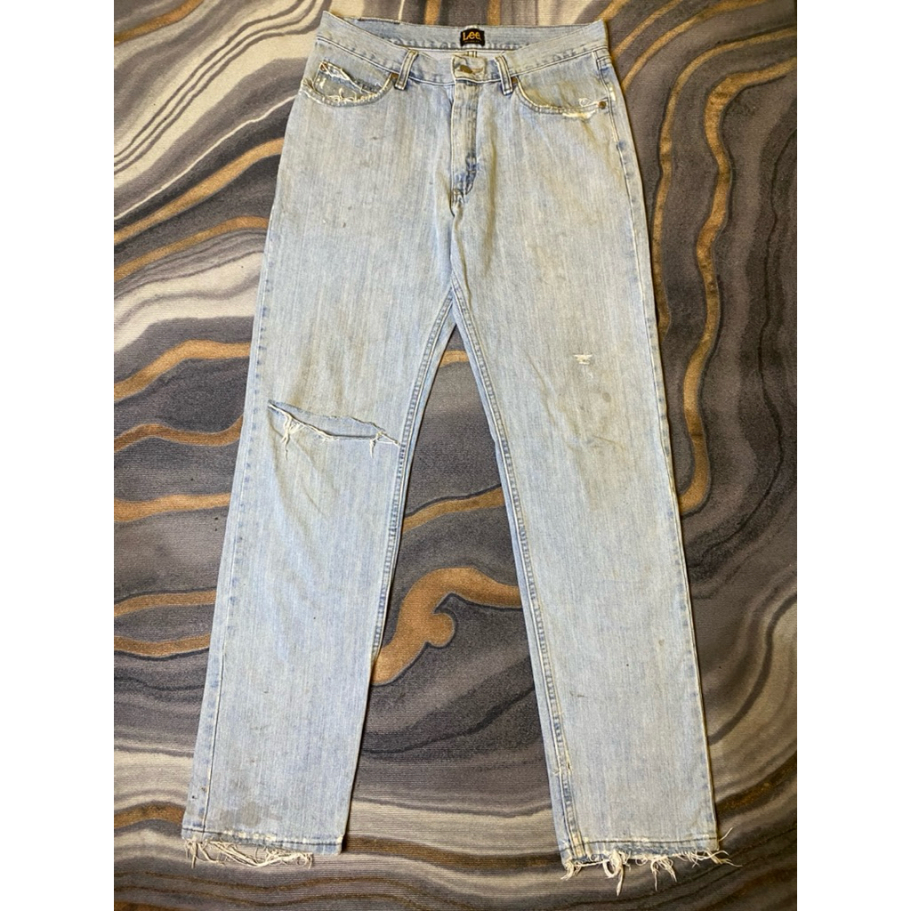 Celana Panjang Ripped Jeans Lee Second Original (10)