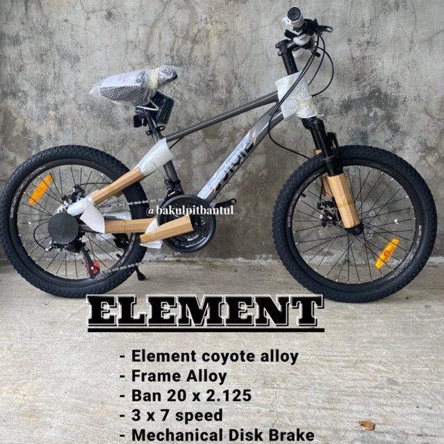 ( Khusus kurir  cargo ) Sepeda Anak cowok gunung mtb ring 20 element rangka  alloy | Sepeda Gunung e
