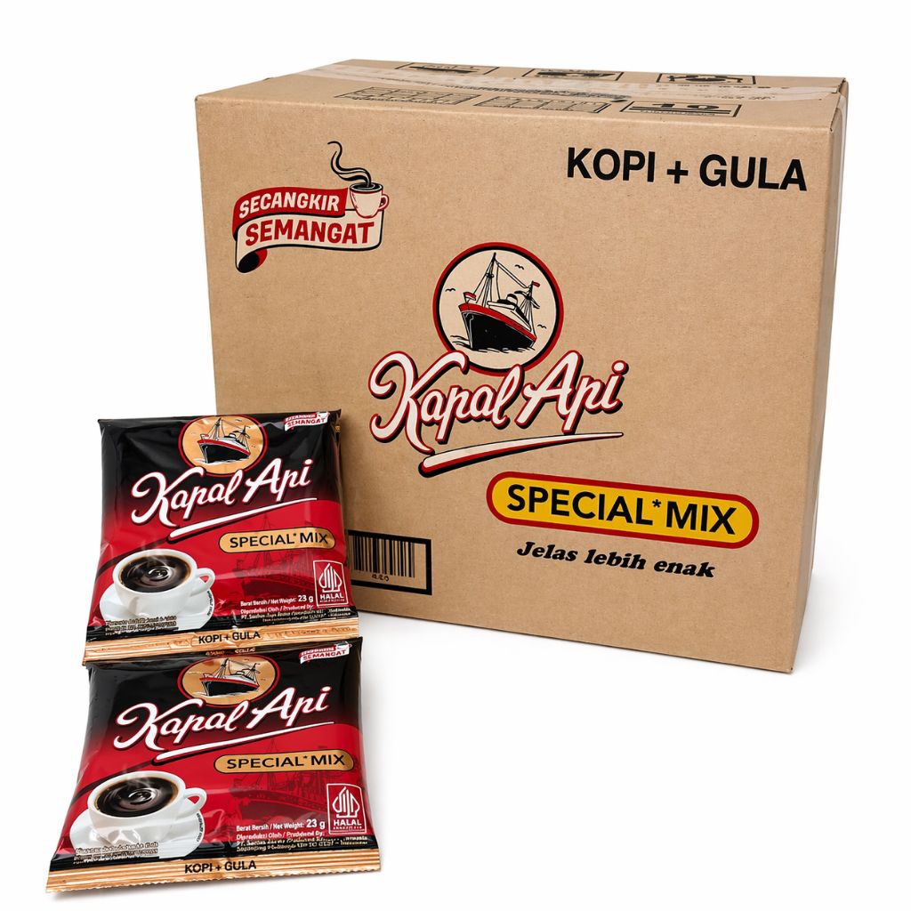 Kopi Kapal Api 1 Special Mix - 1 Dus 12 Renceng