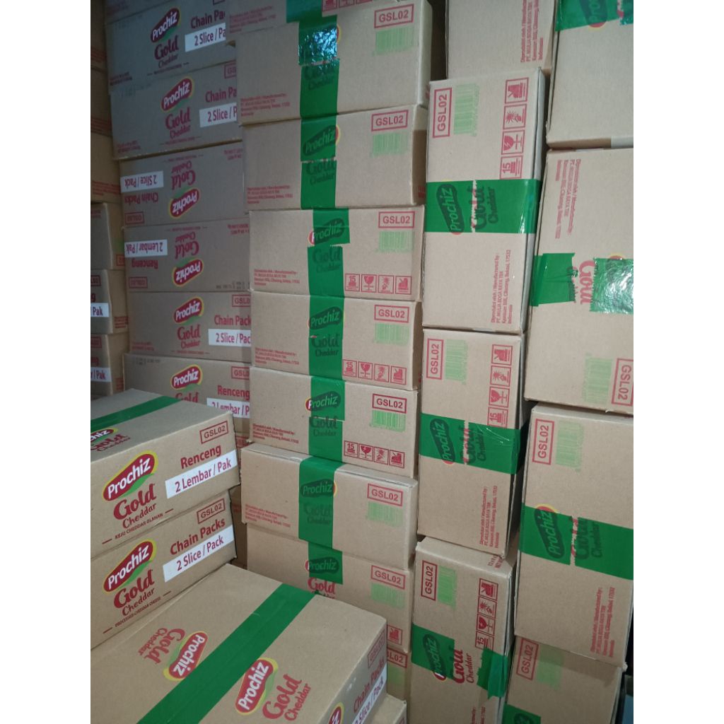 Keju Prochiz slice/lembar 2 perdus Isi 12renceng Total 192slice