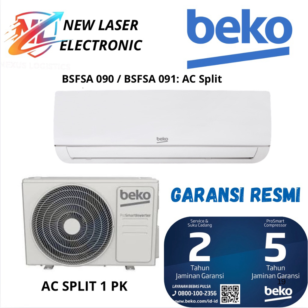 AC BEKO STANDARD 1 PK BSFSA090 BSFSA-091