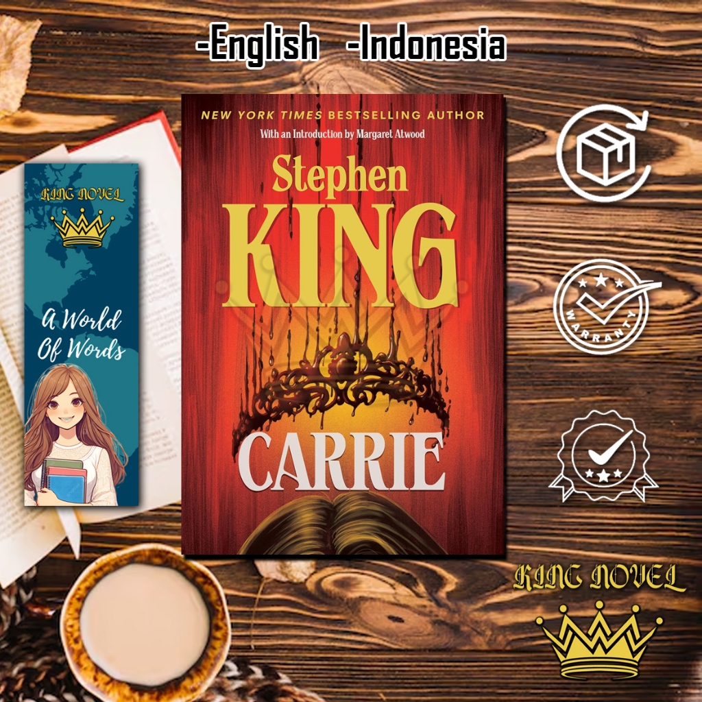 Carrie A Novel by Stephen King - English/Indonesia