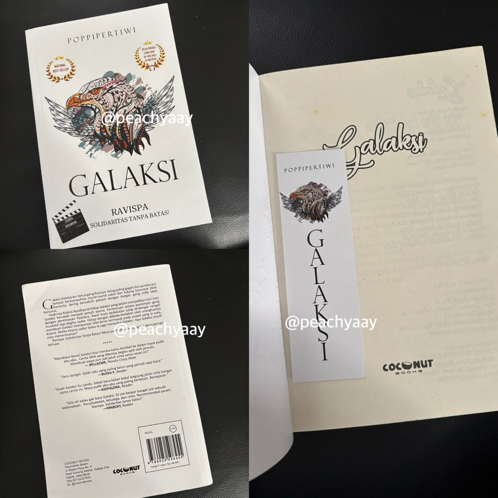 wts preloved novel galaksi 100% original