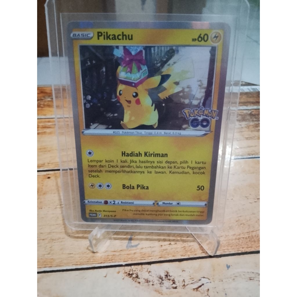 Pikachu promo pokemon go
