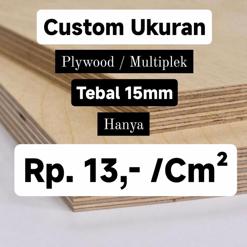 Triplek custom 15mm plywood multiplex