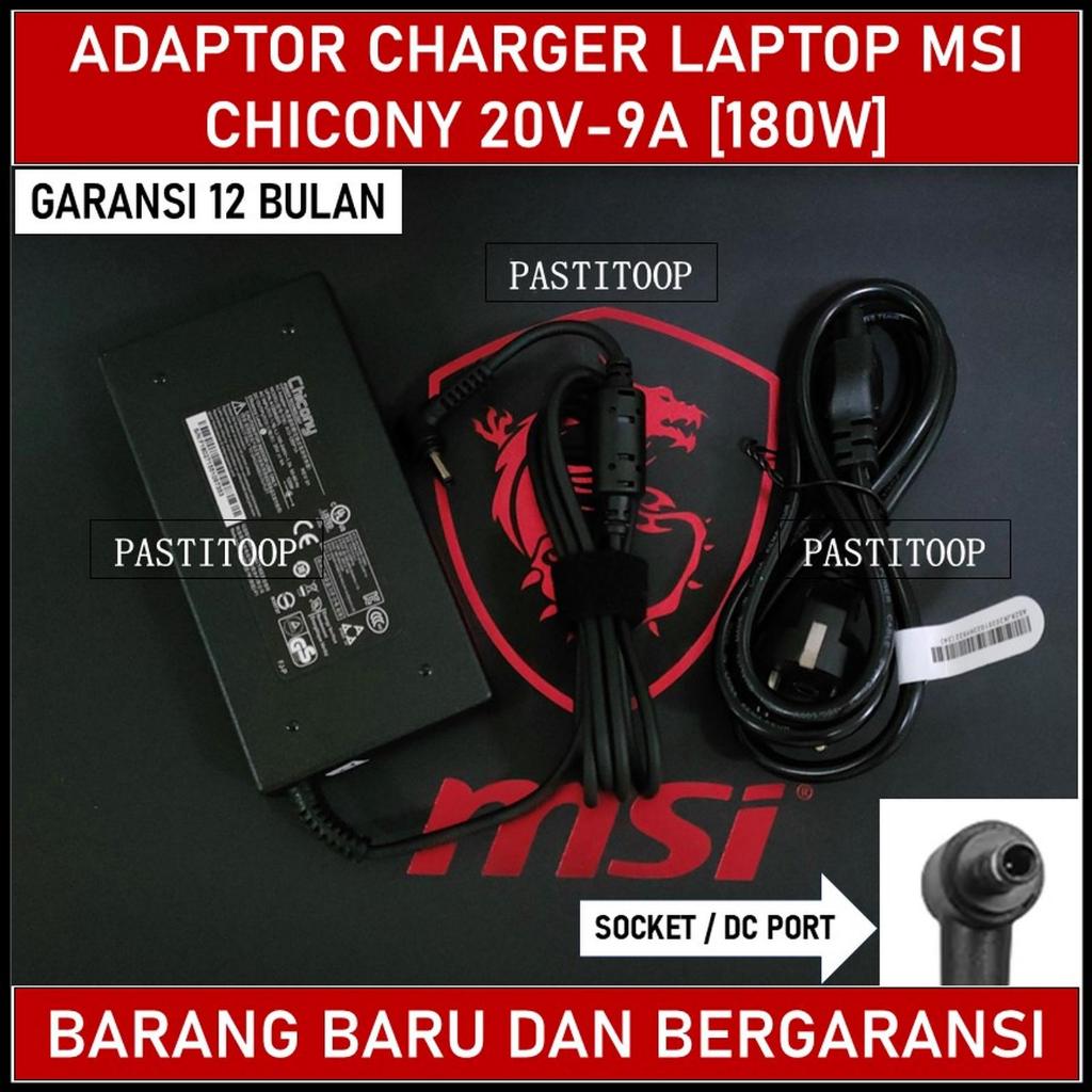 Adaptor Charger Laptop MSI GS66 STEALTH 10SGS-031US MSI CROSSHAIR 15 B12U B12UEZ A17-180P4B A18-150P
