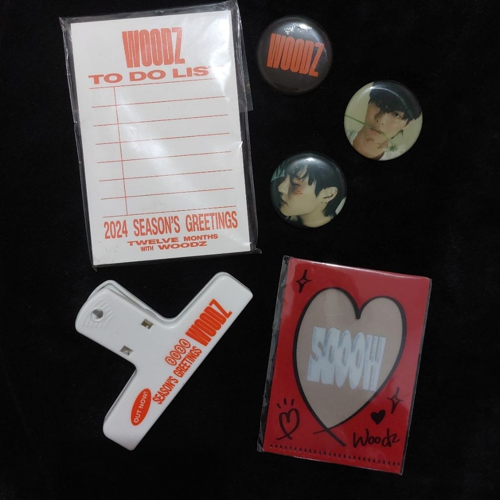 Woodz merch season greeting + cahol ooli and