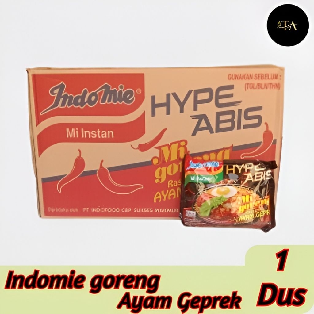 Indomie Mie Instan Goreng Ayam Geprek 1 Dus Isi 40 pcs