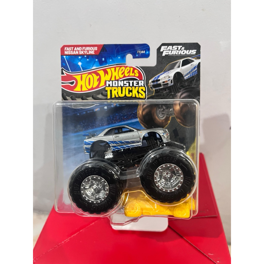 Hot Wheels Monster Truck Nissan R34 Fast & Furious