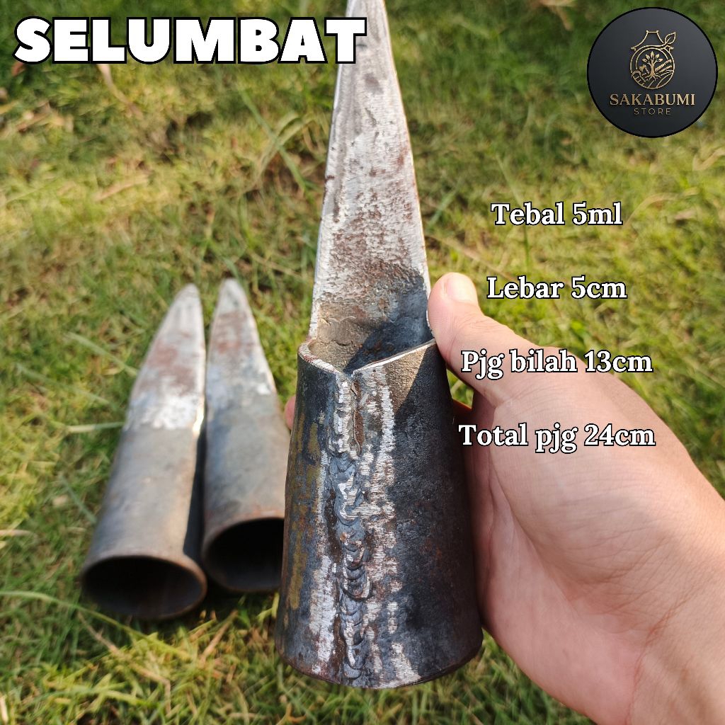 ( SULAK BESAR ) Selumbat kelapa tua/sulak kupas kelapa/selumbat alat kupas kelapa tua baja asli