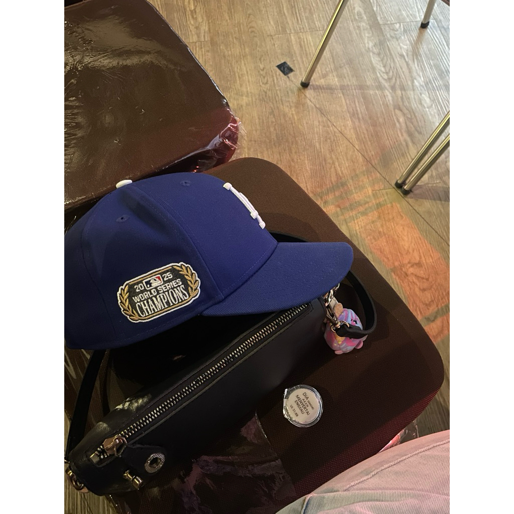 dodgers cap world champions 2025 new era original (second)